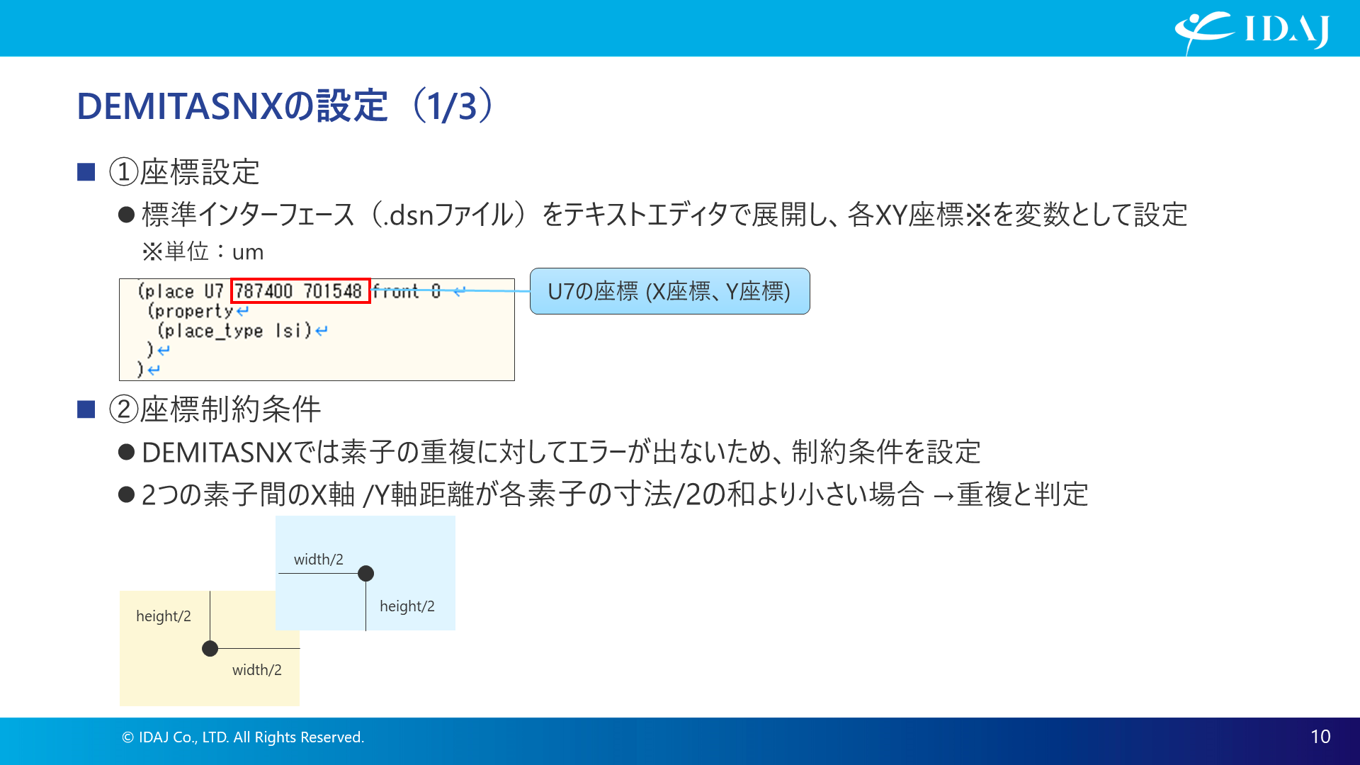 DEMITASNXの設定(1)