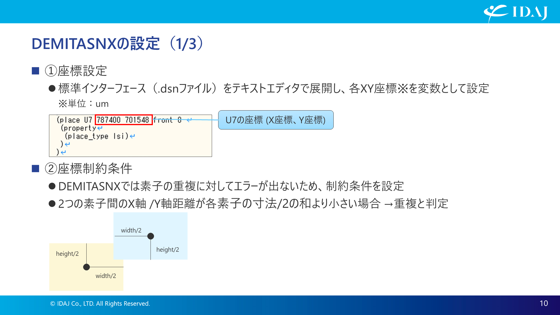 DEMITASNXの設定（1）