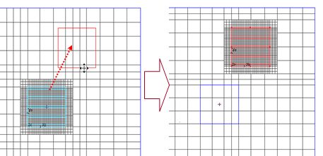 形状変更に合わせたグリッドの再作成