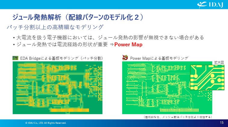 ジュール発熱解析(配線パターンのモデル化)