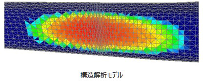 構造解析モデルの図​
