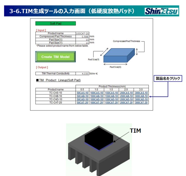 TIMの熱解析​