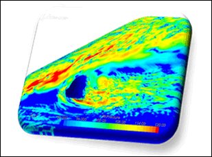 図4 ドアミラー周り流体騒音解析