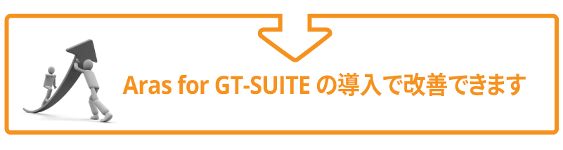 Aras for GT-SUITE の導入で改善できます