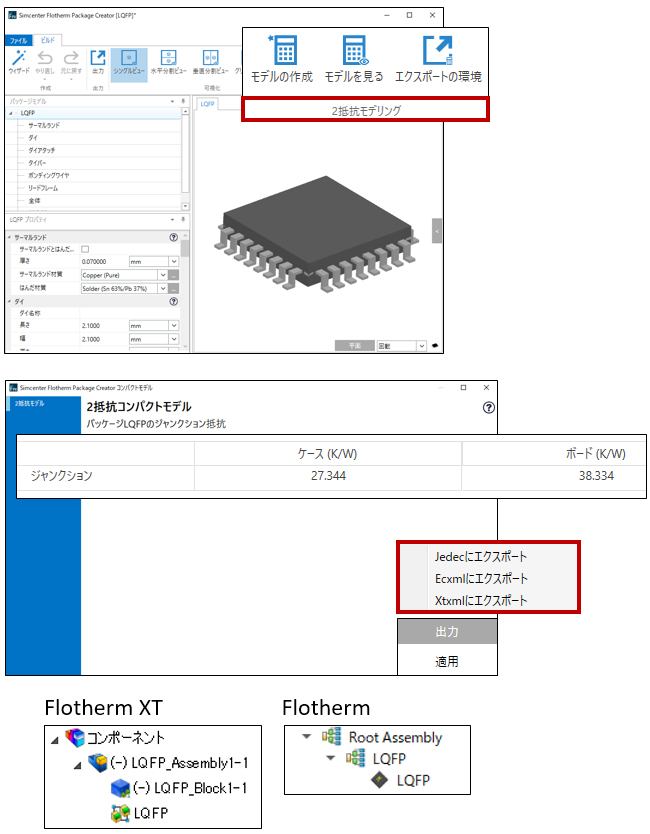 半導体パッケージの図2