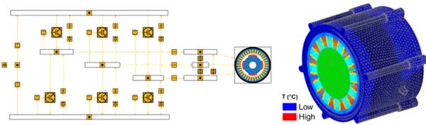 電動パワートレインのイメージ図