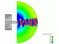 891Hz～1,123Hzの成分のみを含む圧力分布